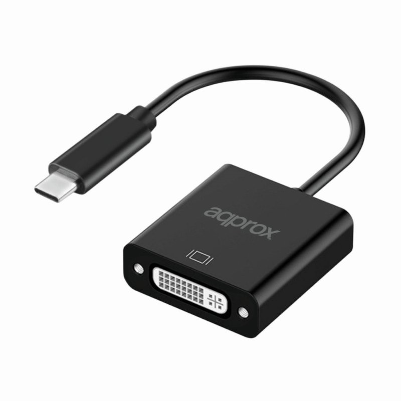 Approx adaptador usb-c macho a dvi hembra