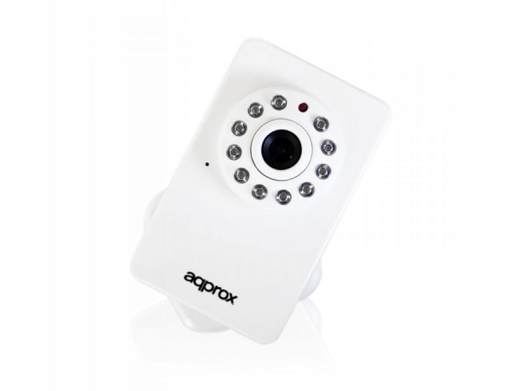 Approx camara ip wifi hd 640*480  2 way audio vision remota microsd hasta 32g blanco