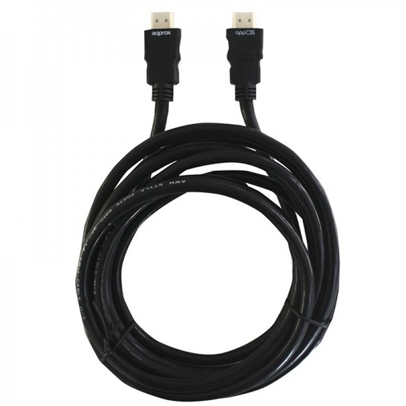 Approx cable hdmi v1.4 conectores macho/macho 3m negro