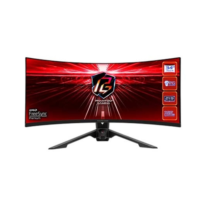 Asrock PG34WQ15R3A pantalla para PC 86,4 cm (34") 3440 x 1440 Pixeles Wide Quad HD OLED Negro