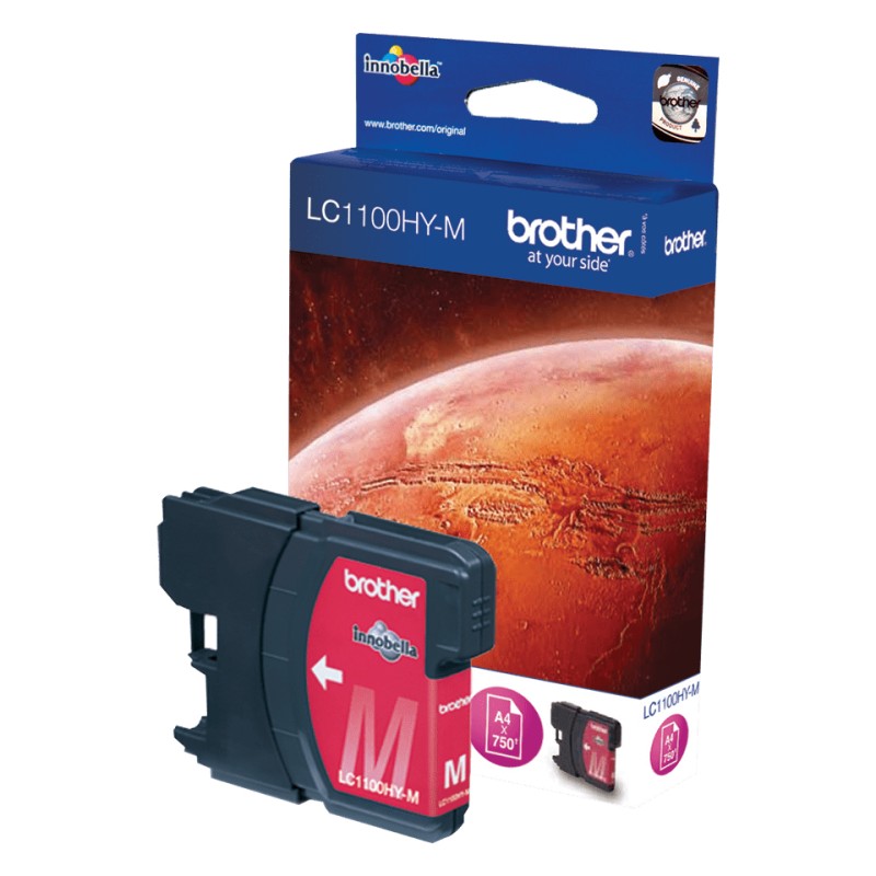 Brother LC1100HYM cartucho de tinta 1 pieza(s) Original Alto rendimiento (XL) Magenta