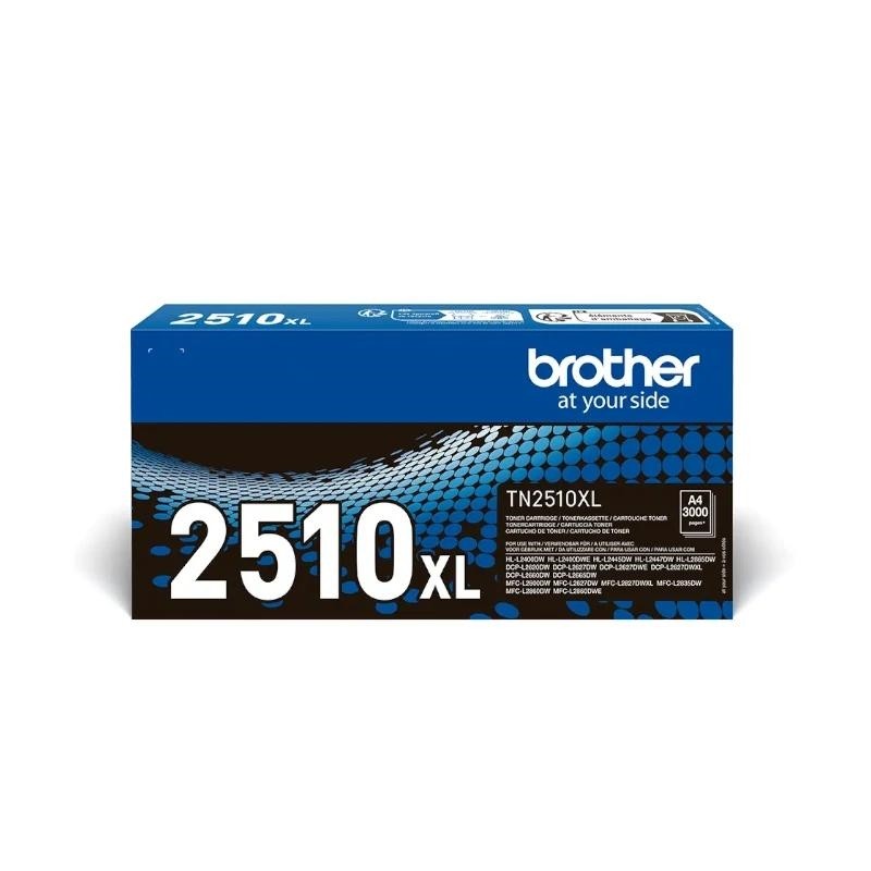 Brother TN-2510XL cartucho de tóner 1 pieza(s) Original Negro