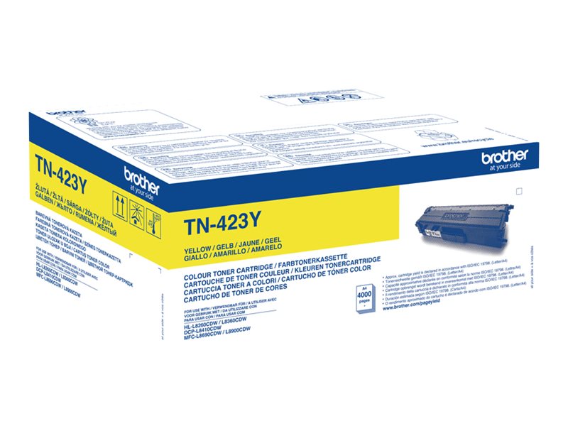 Brother TN423Y - Jumbo Yield - amarillo - original - cartucho de tóner