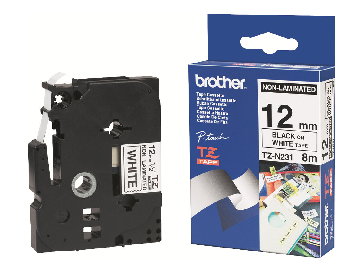 Brother TZN231 - 1 uds. - rollo (1,2 cm x 8 m) - cinta para impresora