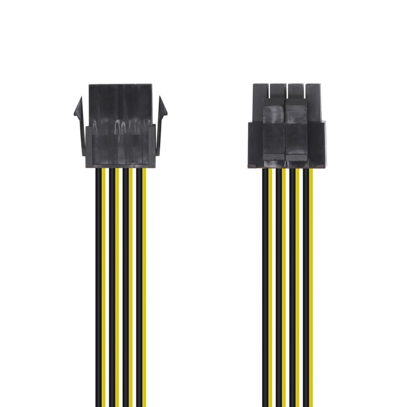 CABLE ALIMENTACION, 8PIN/H-4+4PIN/M, 30CM
