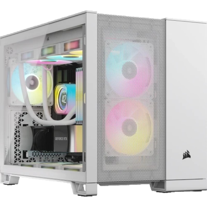 CAJA CORSAIR 2500D AIRFLOW DUAL CHAMBER M-ATX BLANCA CC-9011264-WW