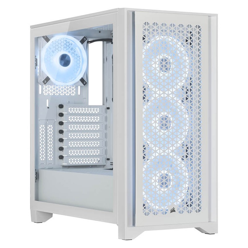 CAJA CORSAIR ICUE 4000D RGB AIRFLOW CRISTAL TEMPLADO BLANCA CC-9011241-WW