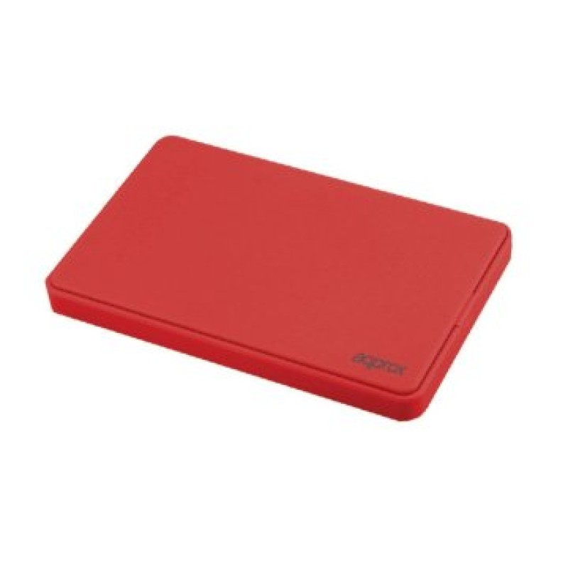 CAJA EXTERNA 2.5" USB 2.0 APPROX APPHDD200B USB 2.0 PARA DISCOS DE 2.5" SATA DE 9.5mm COLOR LIGHT RE