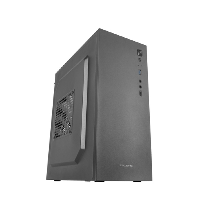 CAJA MICROATX TACENS ALUXM USB 3.0 VENTILADOR 120mm FRONTAL METALICO SIN FUENTE
