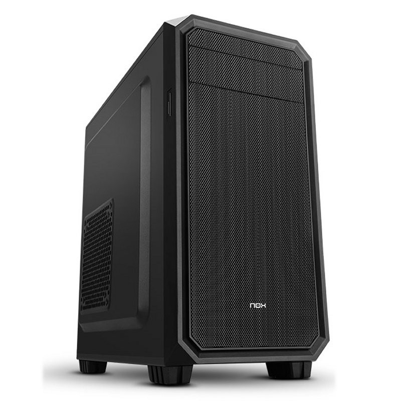 CAJA MINITORRE/MICRO-ATX NOX COOLBAY MX2 S/FUENTE USB3.0 NEGRA