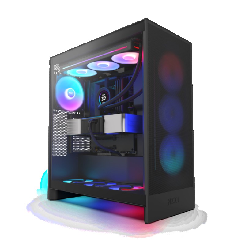 CAJA NZXT NZXT H7 FLOW RGB (2024) MID-TOWER CASE BLACK CM