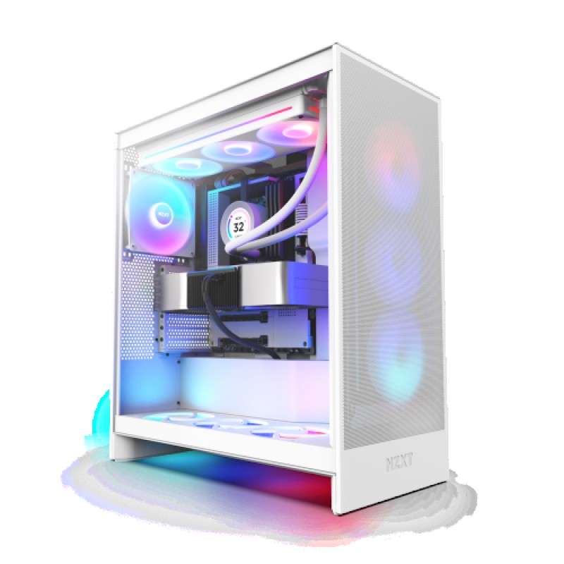 CAJA NZXT NZXT H7 FLOW RGB (2024) MID-TOWER CASE WHITE CM