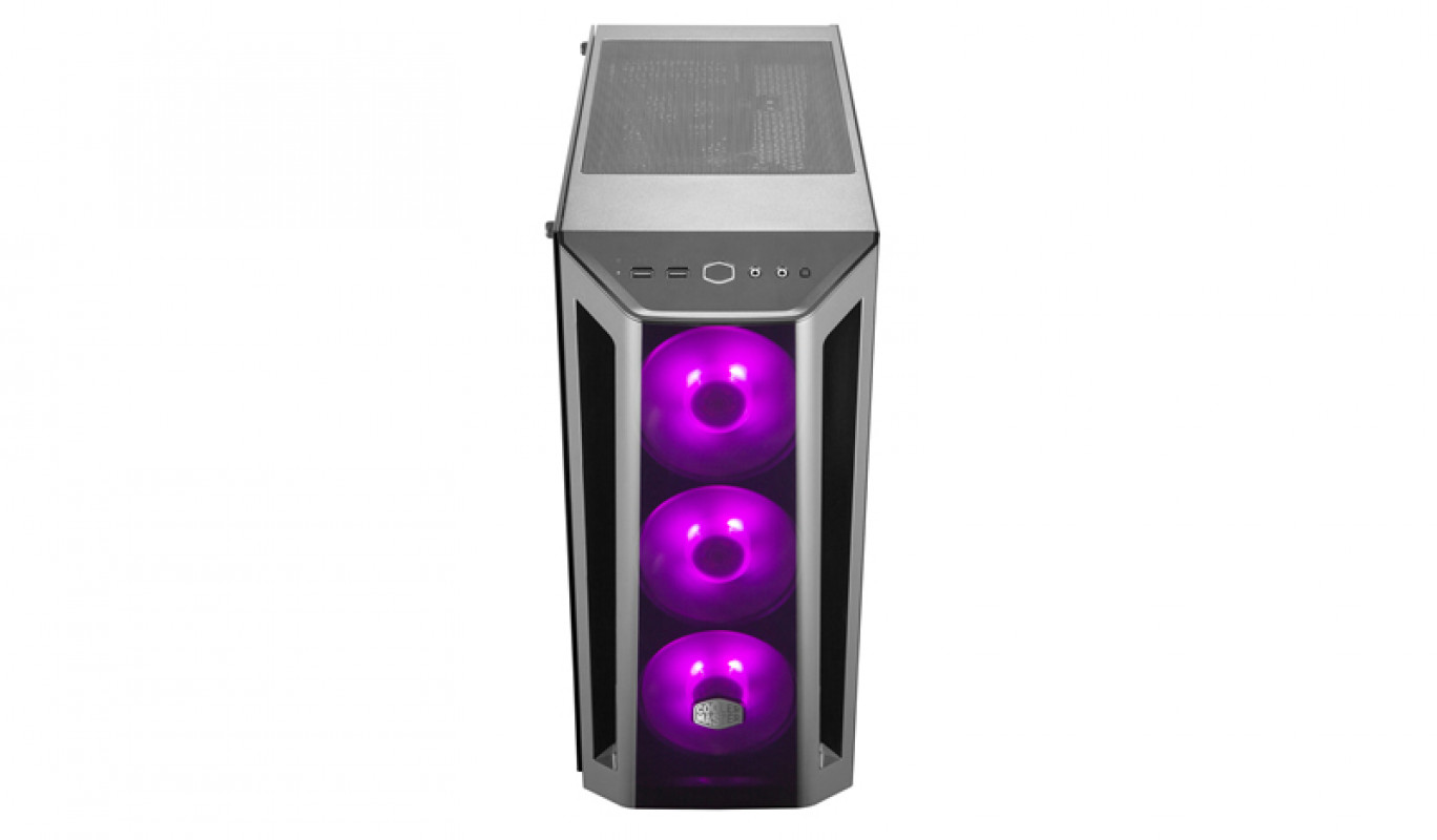 CAJA PC COOLERMASTER ATX MASTERBOX MB520 RGB CRISTAL TEMPLADO/1XVEN TRASERO/3XVEN FRONTAL RGB MCB-B520-KGNN-RGB