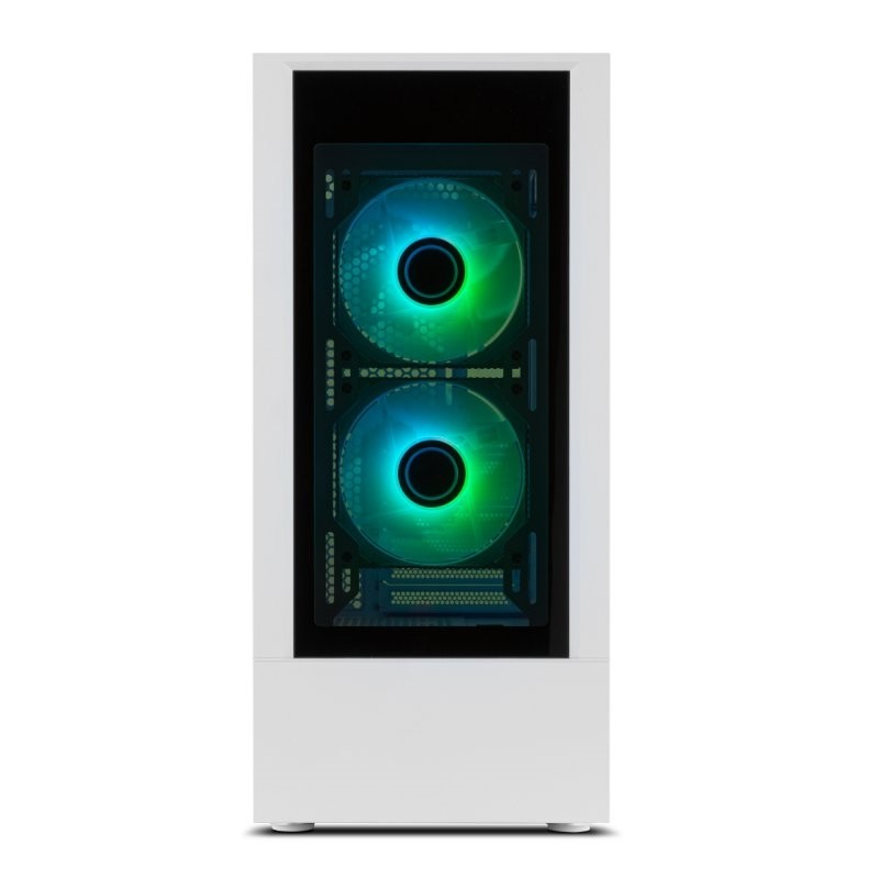 CAJA SEMITORRE/ATX NOX HUMMER NEMESIS S/FUENTE USB3.0 BLANCA ARGB C/VENTANA