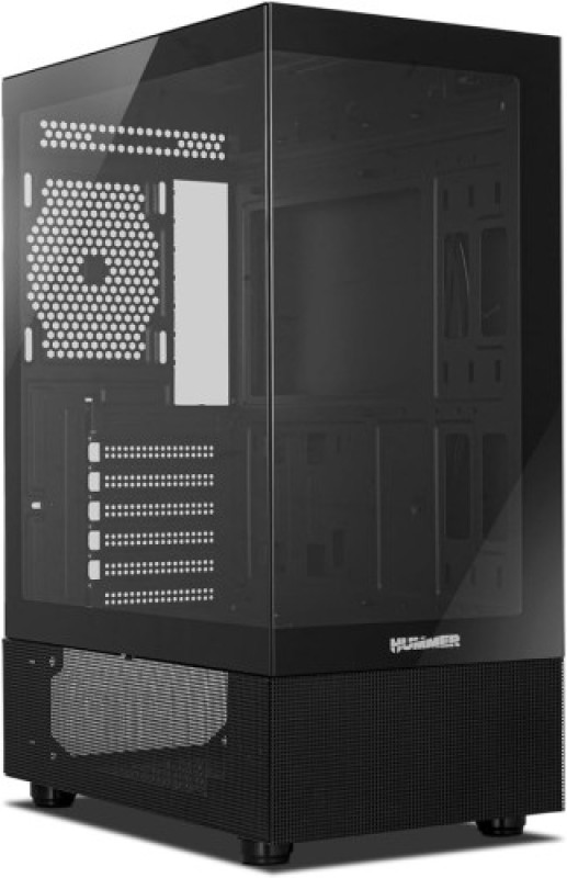 CAJA SEMITORRE/ATX NOX HUMMER VISION S/FUENTE USB3.0 NEGRA ARGB C/VENTANA