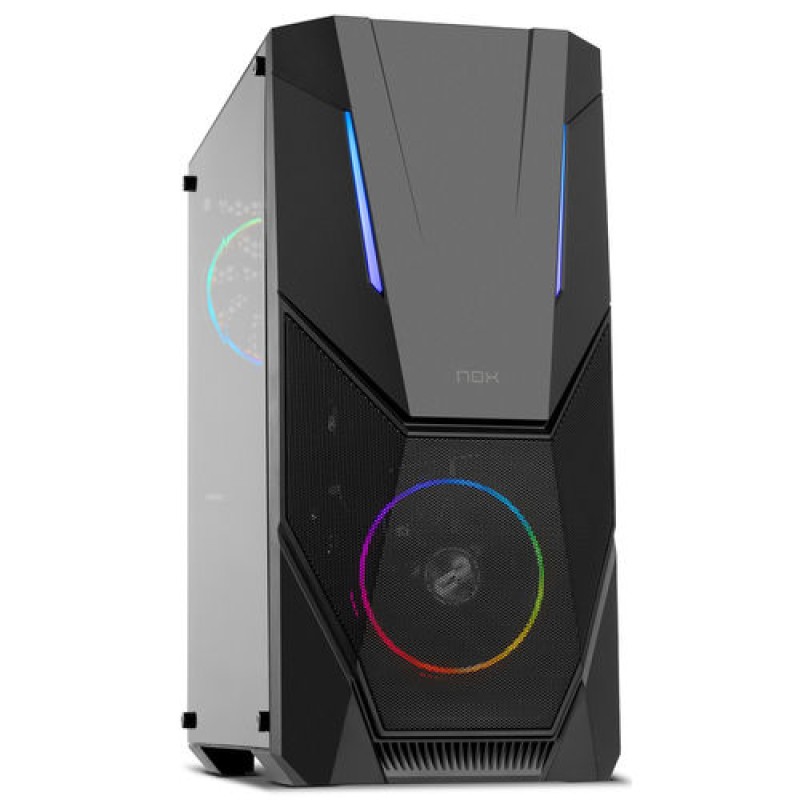 CAJA SEMITORRE/ATX NOX INFINITY DELTA S/FUENTE USB3.0 NEGRA ARGB C/VENTANA