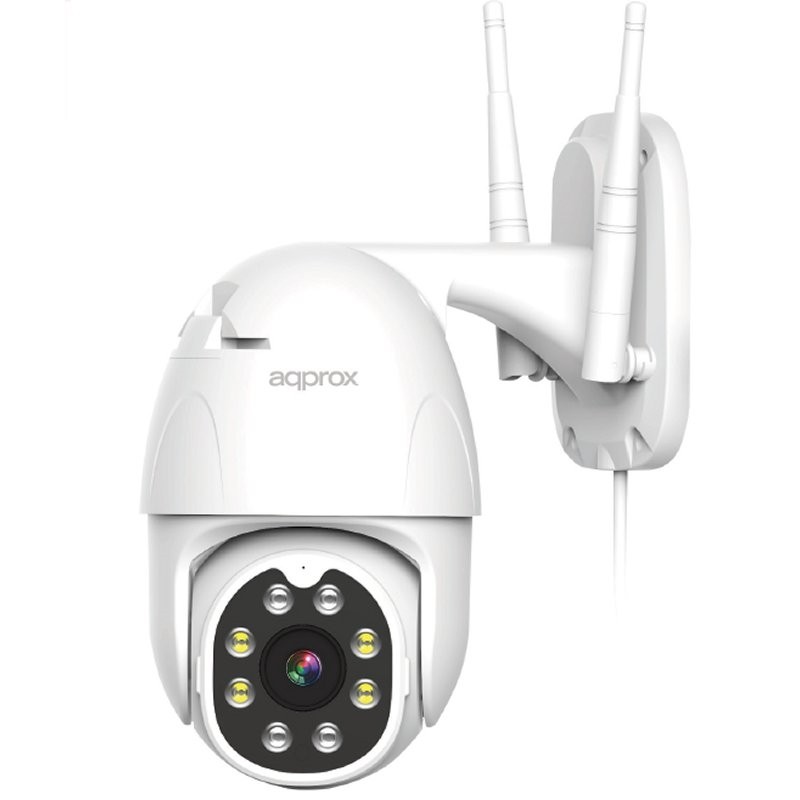 CAMARA IP EXTERIOR APPROX IP500HDPRO CON ROTACION 355ª E INCLINACIÓN 90ª HD 1080P 2 CANALES DE AUDIO VISION REMOTA ALARMA
