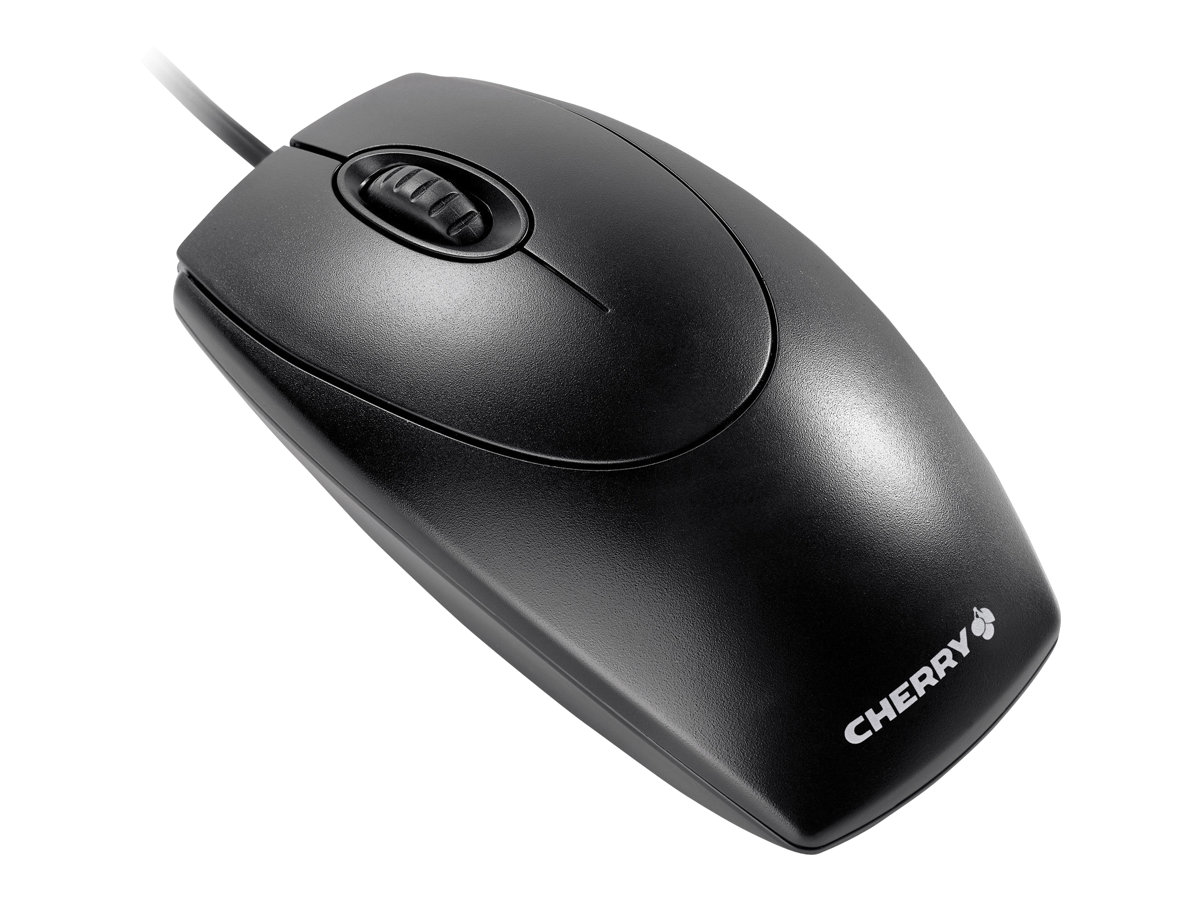 CHERRY WheelMouse - ratón - PS/2, USB - negro