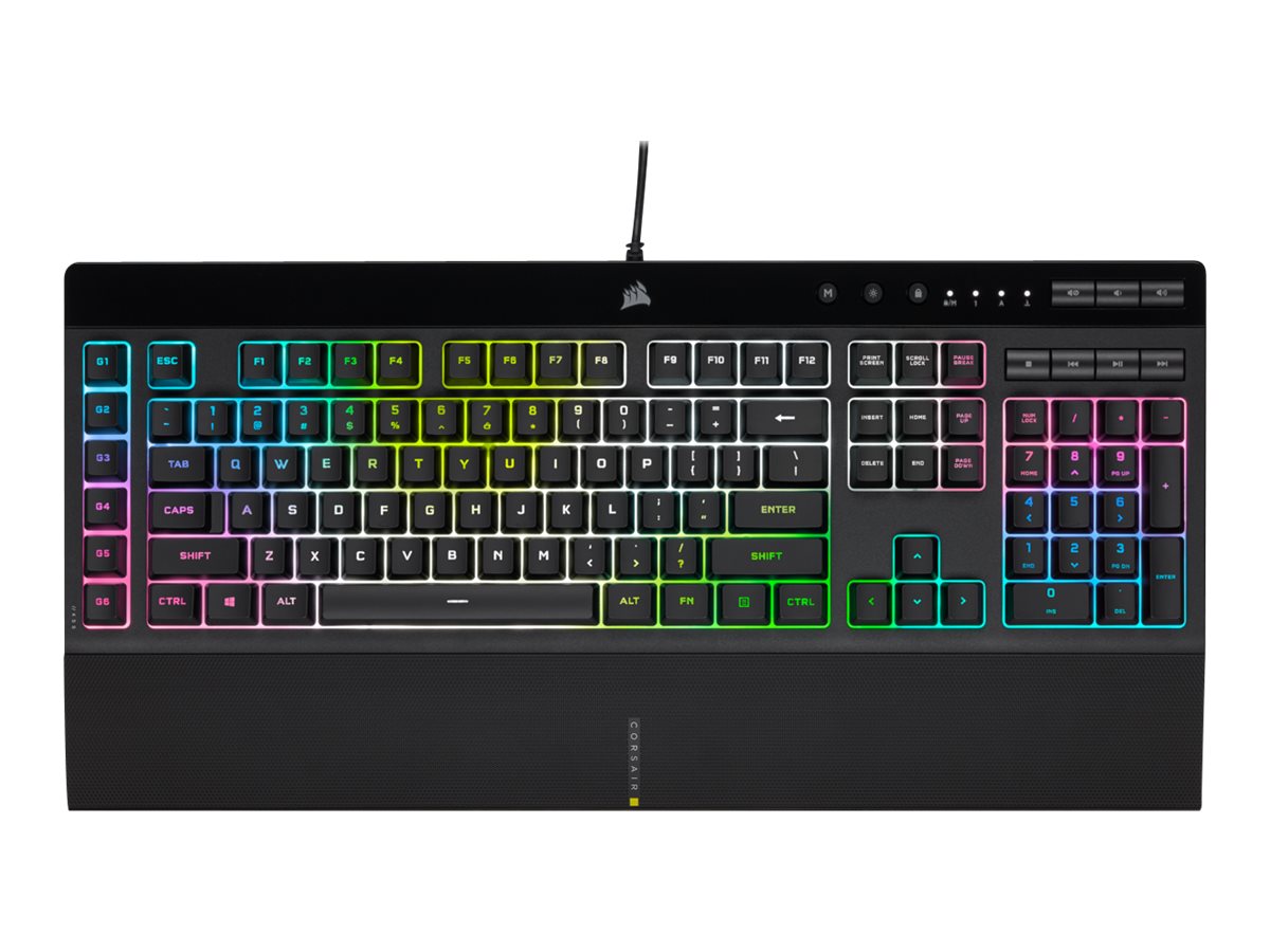 CORSAIR Gaming K55 RGB PRO XT - teclado - español - negro