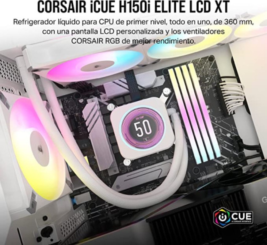 CORSAIR iCUE H170i ELITE LCD XT - Prozessor-Flüssigkeitskühlsystem