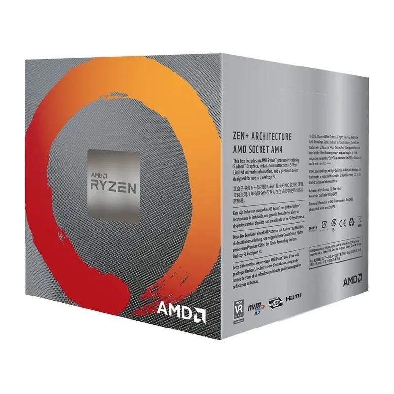 CPU AMD RYZEN 5 3400G, WITH WRAITH SPIRE COOLER