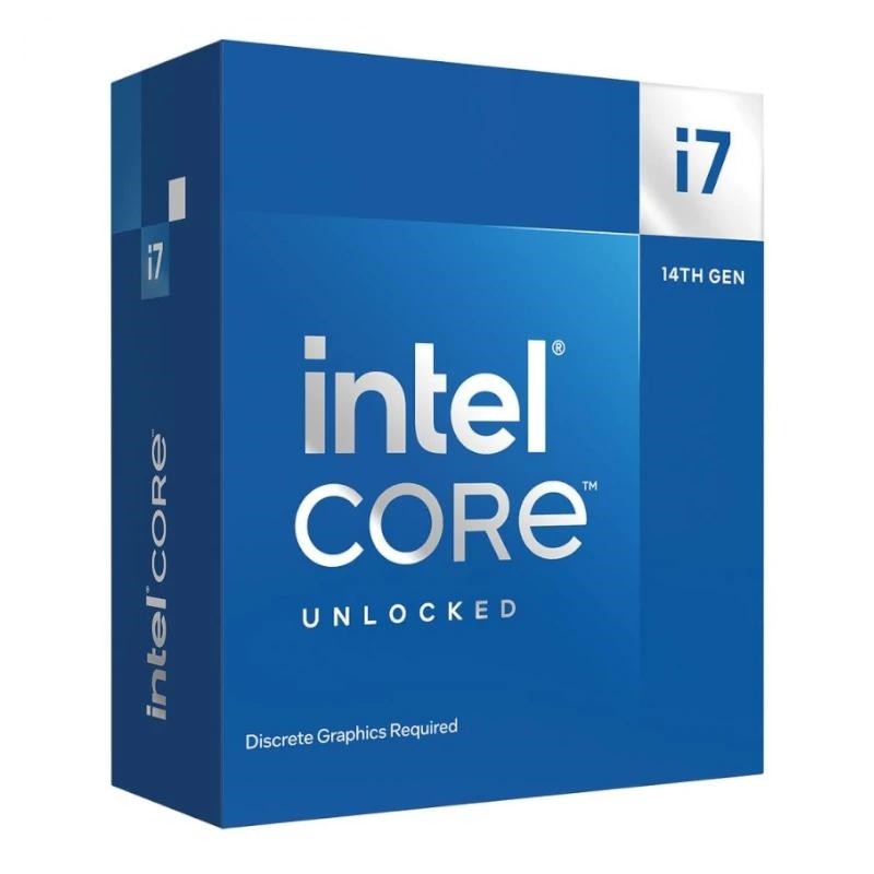 CPU INTEL I7 14700KF Socket 1700 3.4GHz / 5.6GHz 14a Generación 20 CORES 33MB CACHE 125W/253WAT 64 B