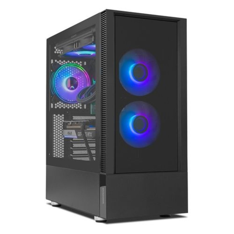 Caja Semitorre Gaming NOX Hummer Nemesis - ATX · Micro ATX · 3x3.5 · 3x2.5 · USB 3.0 · USB 2.0 · ARGB · Negro