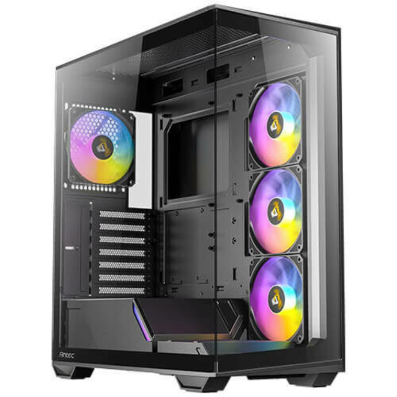 Caja pc antec gamer c3 argb midi tower negro retail