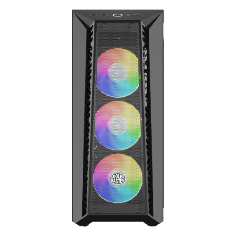 Caja pc cooler master masterbox 520 mesh midi tower argb mb520-kgnn-s00