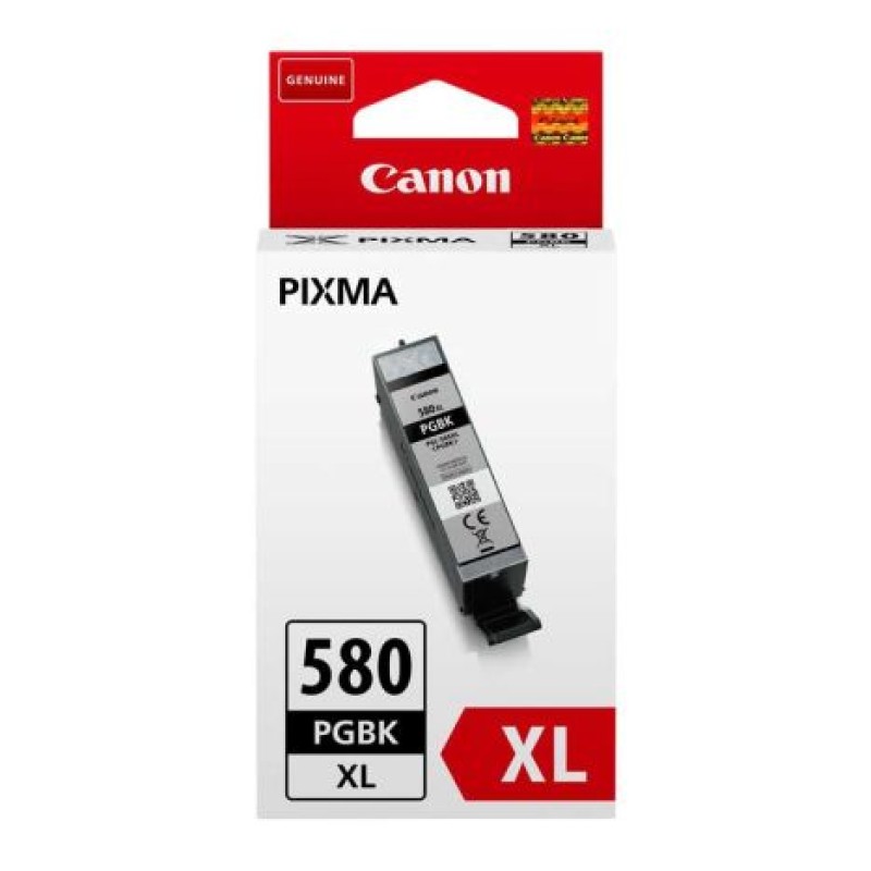 Canon PGI-580PGBK XL - tamaño XL - negro - original - depósito de tinta