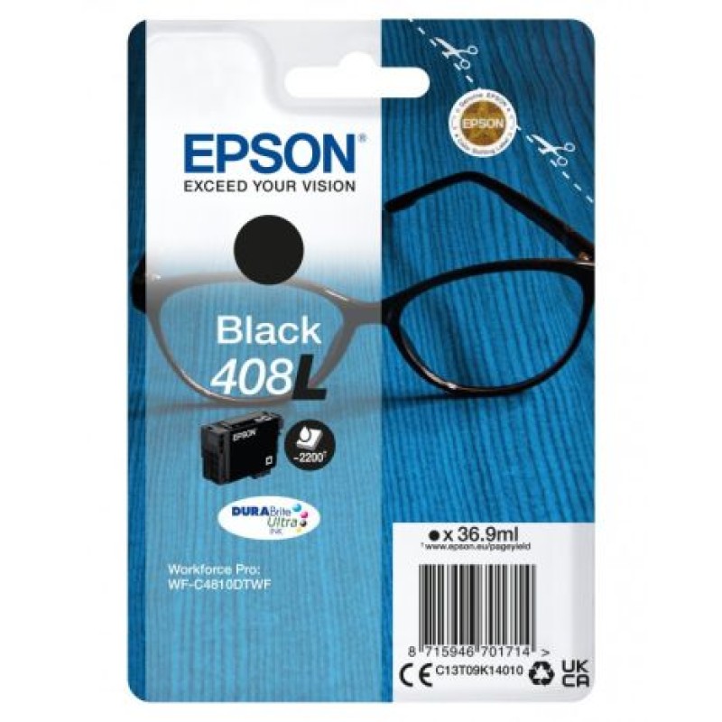 Cartucho Original EPSON 408L Negro - C13T09K14010 [ML-36.9]