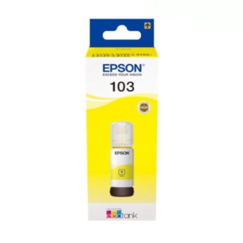 Cartucho ecotank epson 103 amarillo ink botella para l3110 -  l3150 -  l3111 -  l3151