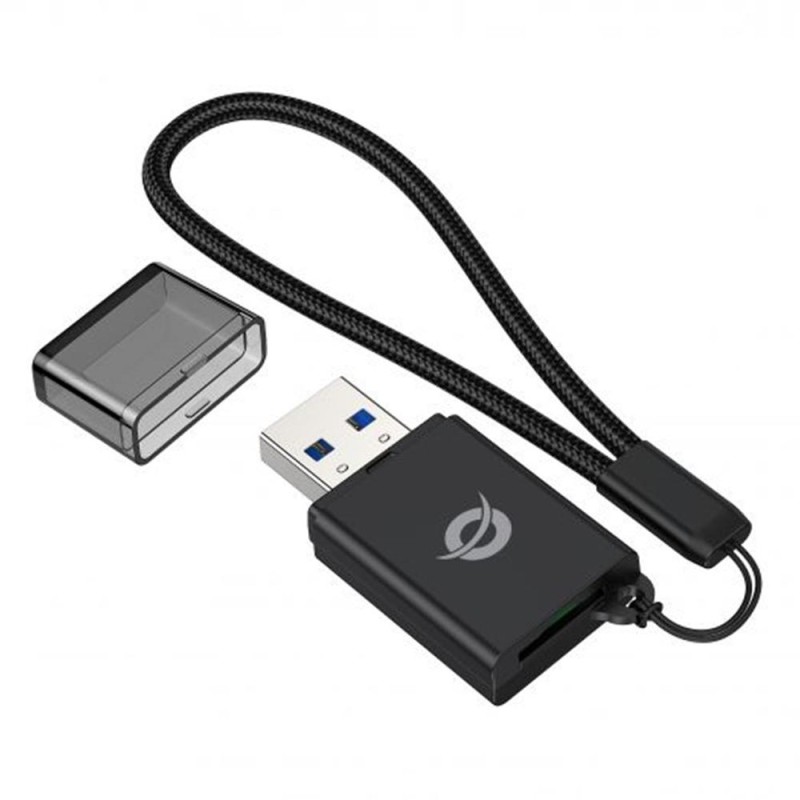 Conceptronic BIAN07B lector de tarjeta USB 3.2 Gen 1 (3.1 Gen 1) Type-A Negro
