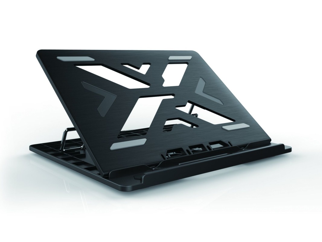 Conceptronic ERGO Laptop Cooling Stand 39,6 cm (15.6") Soporte para ordenador portátil Negro