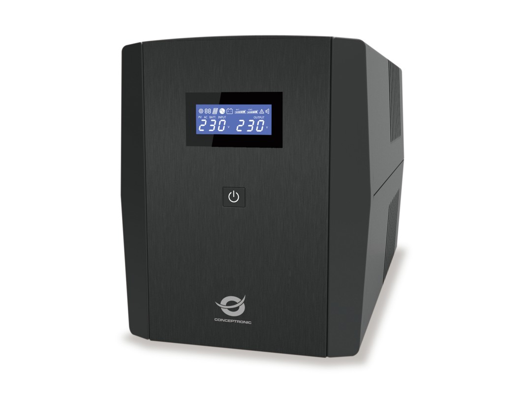Conceptronic ZEUS04EM sistema de alimentación ininterrumpida (UPS) Línea interactiva 2,2 kVA 1320 W 5 salidas AC