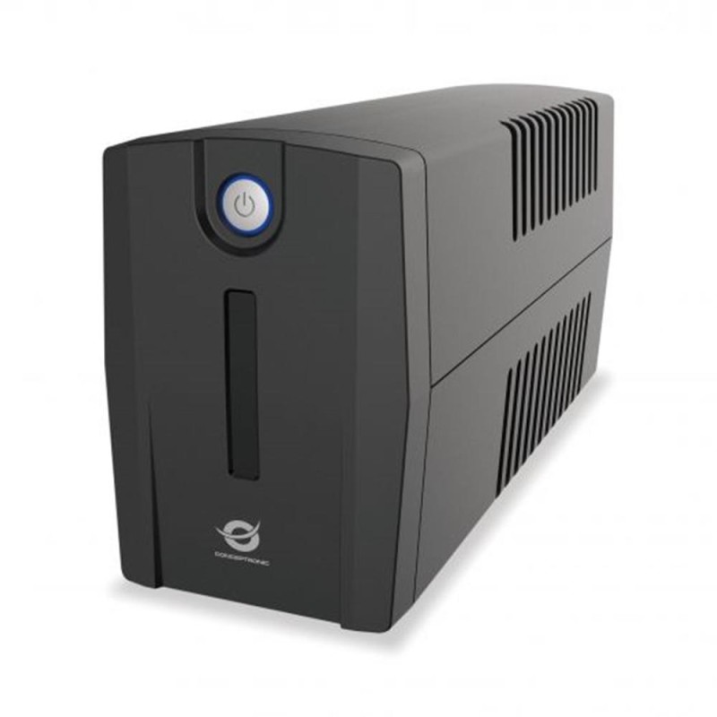 Conceptronic ZEUS07E sistema de alimentación ininterrumpida (UPS) Línea interactiva 1 kVA 600 W 4 salidas AC