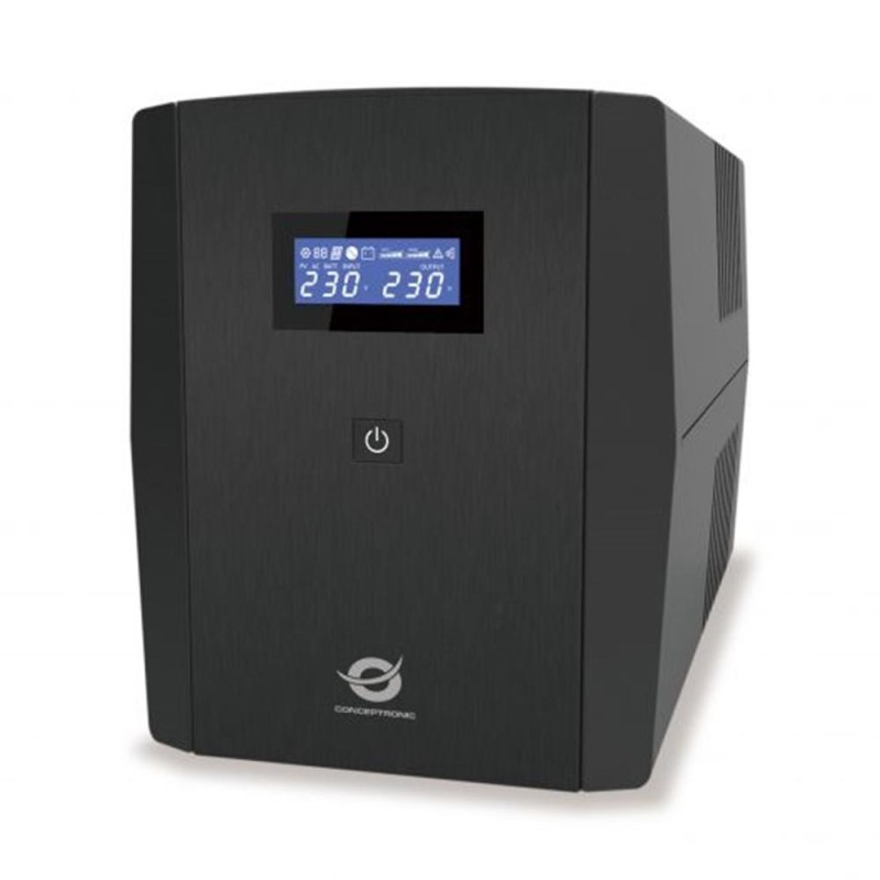 Conceptronic ZEUS08E sistema de alimentación ininterrumpida (UPS) Línea interactiva 1,5 kVA 900 W 6 salidas AC