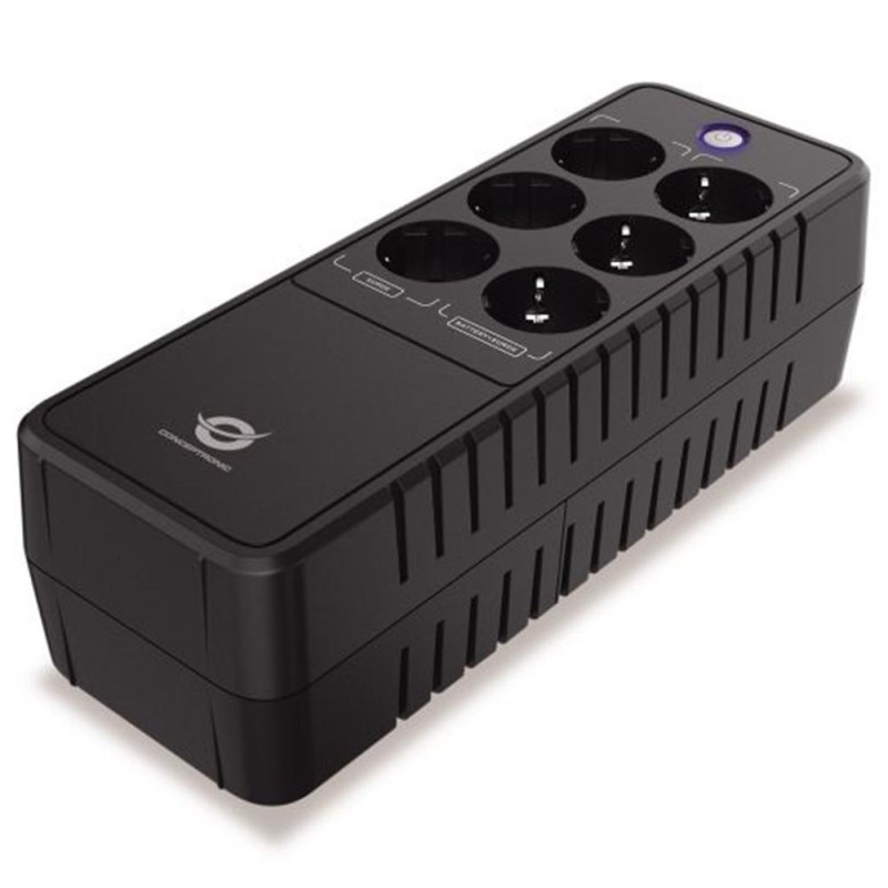 Conceptronic ZEUS09E sistema de alimentación ininterrumpida (UPS) En espera (Fuera de línea) o Standby (Offline) 0,85 kVA 490 W 6 salidas AC