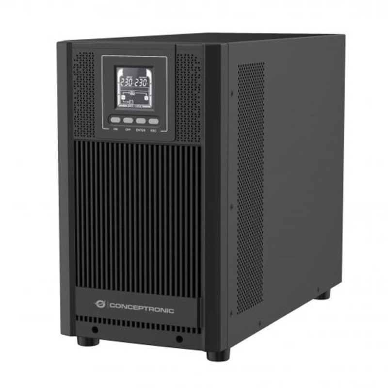 Conceptronic ZEUS52E3K sistema de alimentación ininterrumpida (UPS) Doble conversión (en línea) 3 kVA 2700 W 5 salidas AC