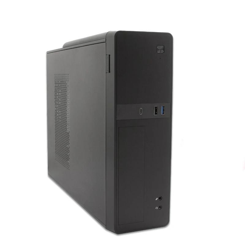 CoolBox CAJA MATX SLIM T310 USB-C 3.2 GEN1 + MULTILECTOR SD FTE.B500GR-S 500W