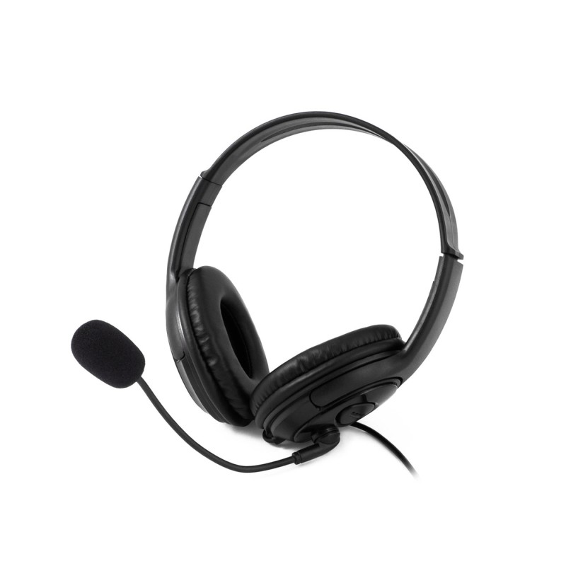 CoolBox Coolchat U1 Auriculares Alámbrico Diadema Llamadas/Música Negro