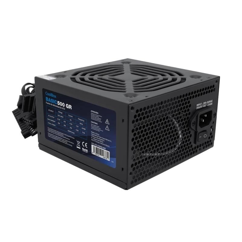 CoolBox FUENTE DE ALIMENTACION ATX BASIC 500GR 500W