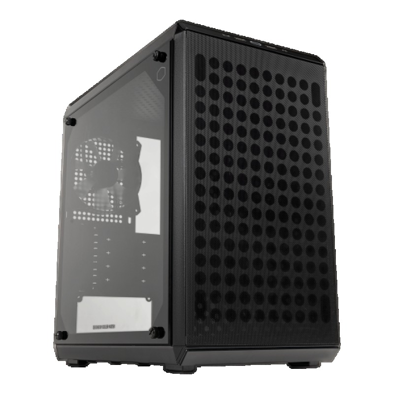 Cooler Master Q300L V2 Mini Tower Negro, Transparente