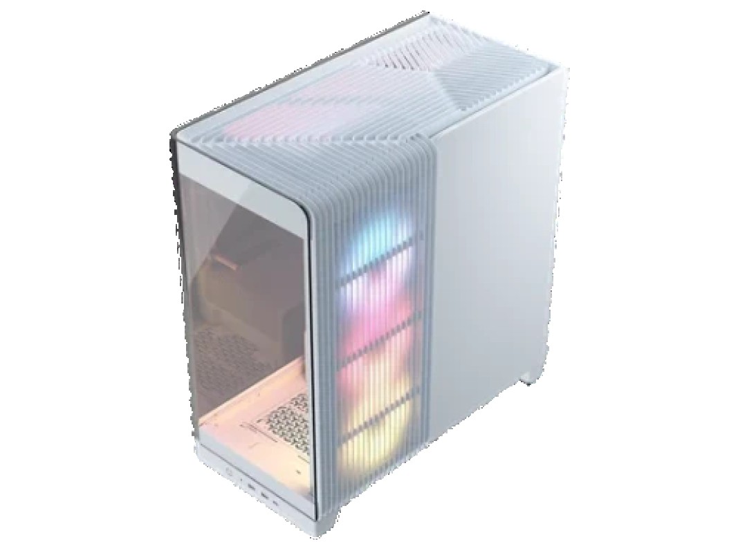 Corsair 4500X LX-R RGB Tempered Glass Mid-Tower, White Midi Tower Blanco