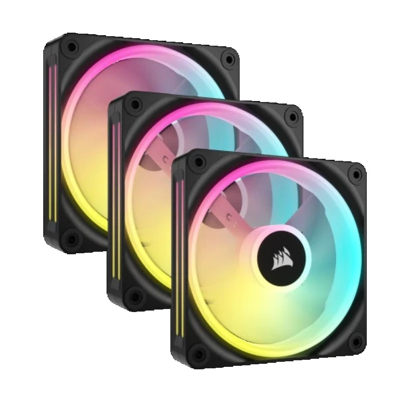 Corsair Air CO-9051002-WW sistema de refrigeración para ordenador Carcasa del ordenador Ventilador 12 cm Negro 3 pieza(s)