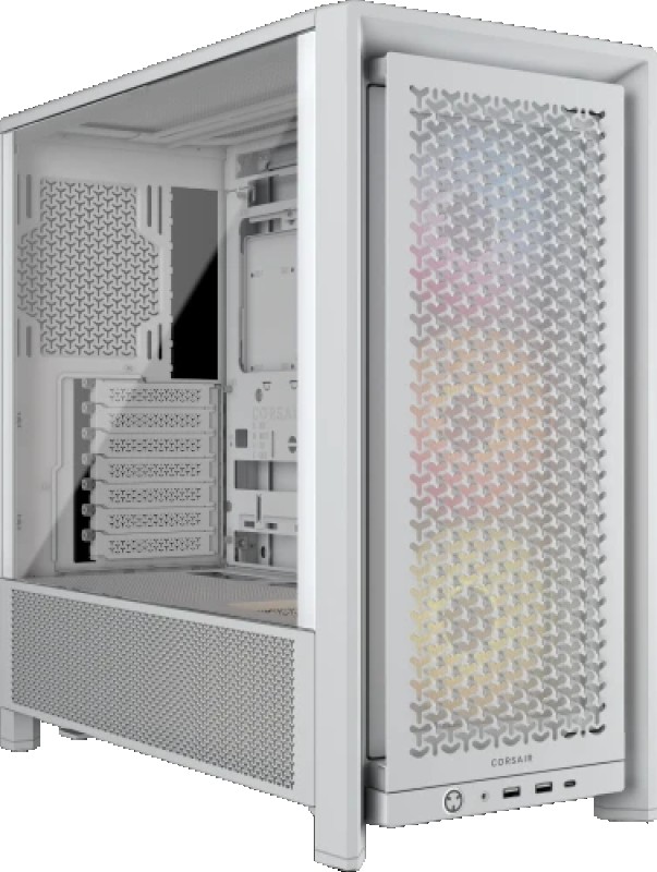 Corsair FRAME 4000D RS ARGB Midi Tower Blanco