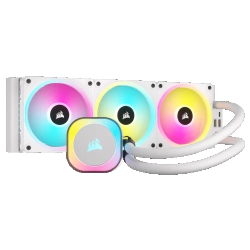 Corsair H150I Procesador Kit de refrigeración líquida 12 cm Blanco