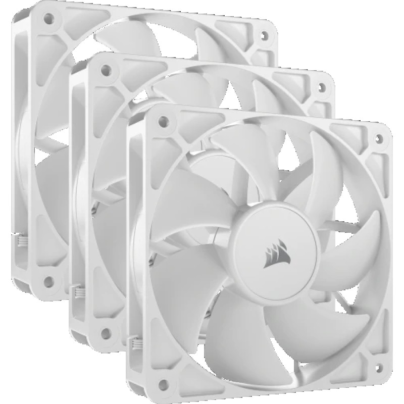 Corsair RS120 Carcasa del ordenador Ventilador 12 cm Blanco 3 pieza(s)