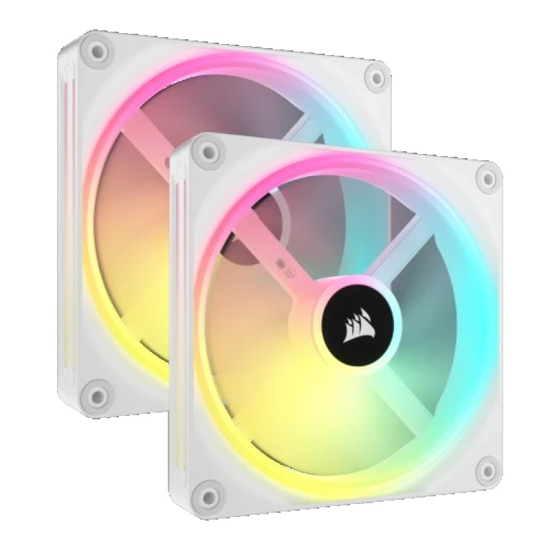 Corsair iCUE LINK QX140 RGB Carcasa del ordenador Ventilador 14 cm Blanco 2 pieza(s)