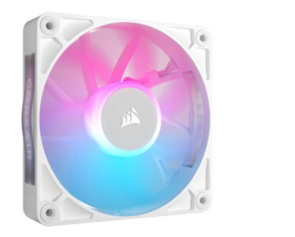 Corsair iCUE LINK RX120 RGB Carcasa del ordenador Ventilador 12 cm Blanco 1 pieza(s)